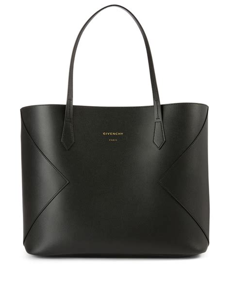 givenchy wing paneled leather tote